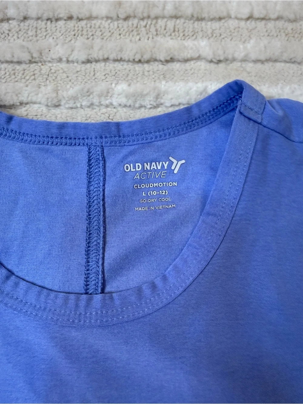 Old Navy Girl’s Periwinkle Blue Cropped Tank Top size Large